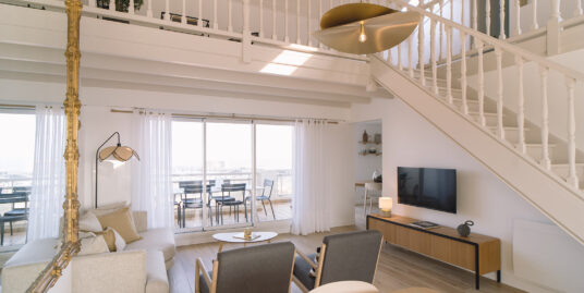 FACE MER – MAGNIFIQUE DUPLEX AVEC 4 CHAMBRES ENTIEREMENT REF